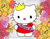 Dibujo Kitty princesa pintado por maria07