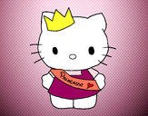 Dibujo Kitty princesa pintado por NotaDibus
