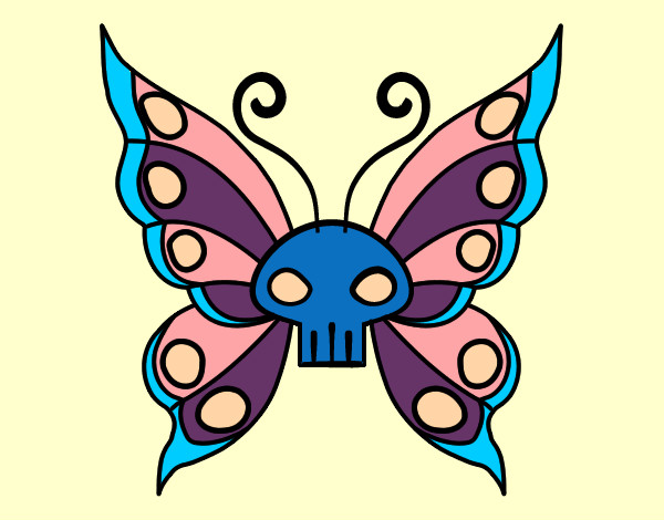 Dibujo Mariposa Emo pintado por Uscanga