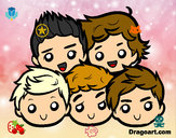 Dibujo One Direction 2 pintado por YuliPamies