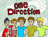 Dibujo One Direction 3 pintado por 1Dza