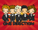 Dibujo One direction pintado por 1DMJ