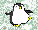 Dibujo Pingüino bailando pintado por maria07