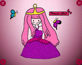 Dibujo Princesa chicle pintado por carol11