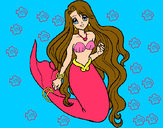 Dibujo Sirenita pintado por Maria3OOO