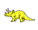 Dibujo Triceratops pintado por Jackfrost