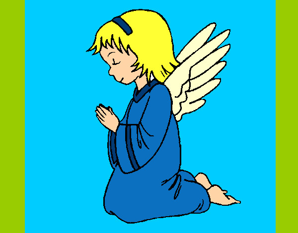 Dibujo Ángel orando pintado por sofia04