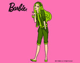 Dibujo Barbie con look casual pintado por amalia