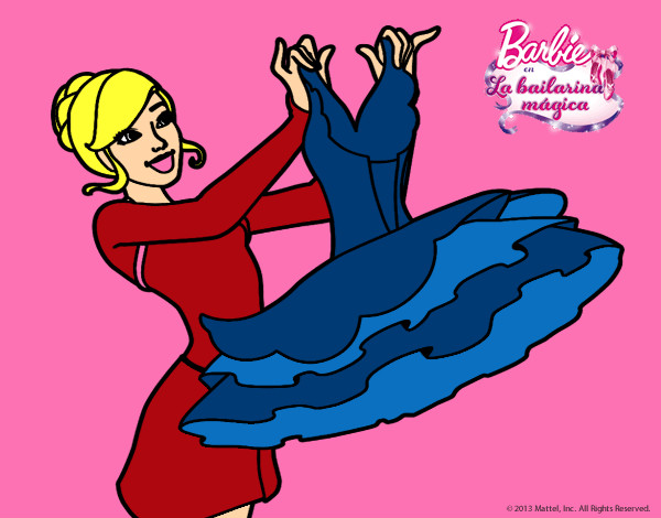 Barbie y su vestido de ballet