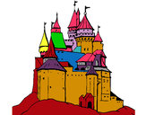 Dibujo Castillo medieval pintado por daiyshadai