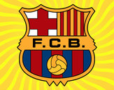 Dibujo Escudo del F.C. Barcelona pintado por Giuliana2 