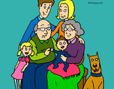 Dibujo Familia pintado por kittylove
