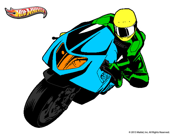 Dibujo Hot Wheels Ducati 1098R pintado por samuu