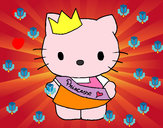 Dibujo Kitty princesa pintado por salome2013
