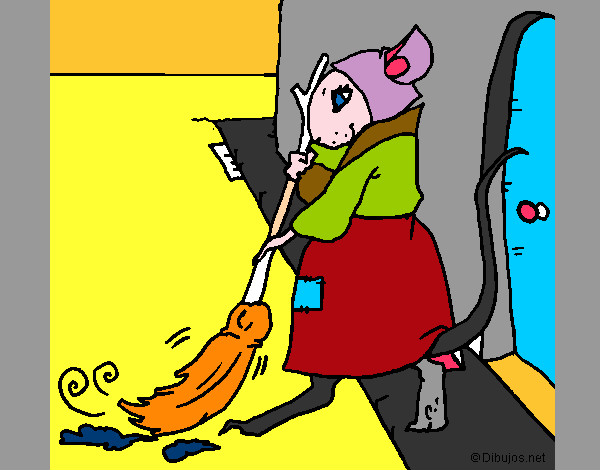 Dibujo La ratita presumida 1 pintado por NAITE