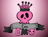 Dibujo Love Emo pintado por kiar