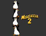 Dibujo Madagascar 2 Pingüinos pintado por shopy