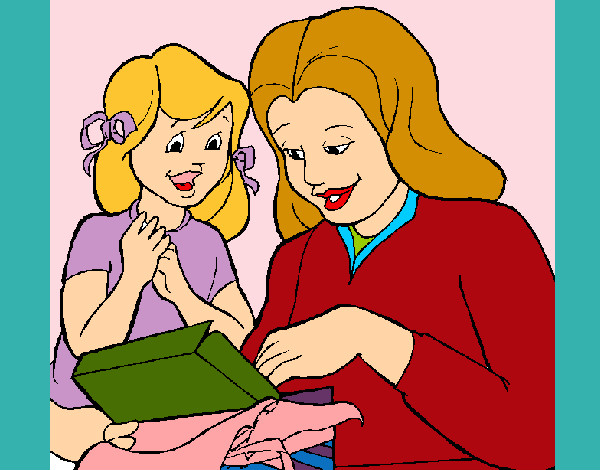 Dibujo Madre e hija pintado por vanesa123