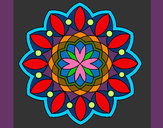 Dibujo Mandala 3 pintado por kittylove