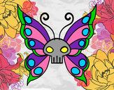 Dibujo Mariposa Emo pintado por vicho_isi1