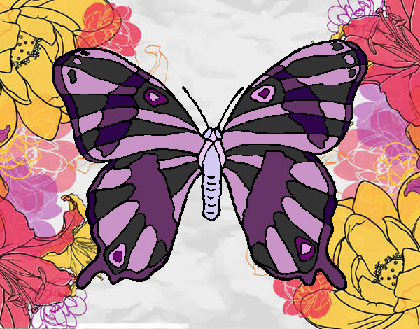 Dibujo Mariposa silvestre pintado por alicia33