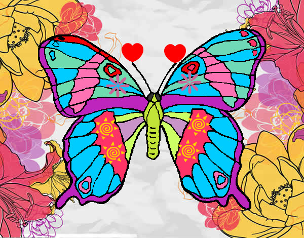 Dibujo Mariposa silvestre pintado por martinitas