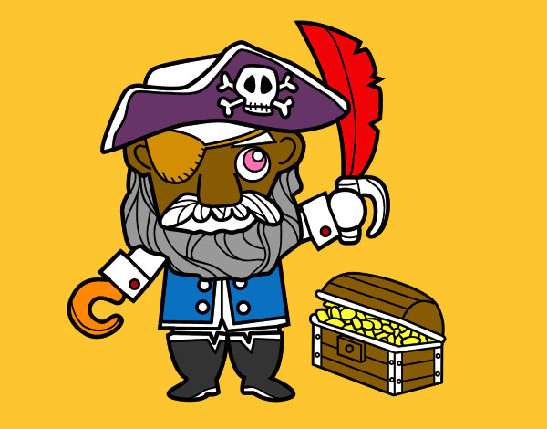 Pirata con tesoro