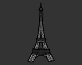Dibujo Torre Eiffel pintado por Weegee