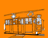 Dibujo Tranvía con pasajeros pintado por DANIELSB