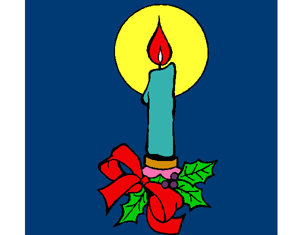 Vela de navidad 2