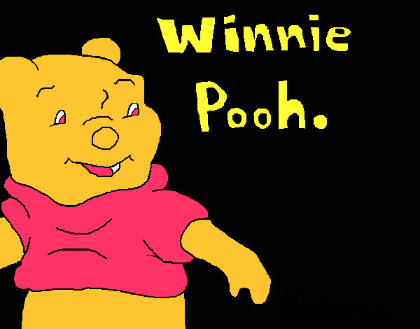 Dibujo Winnie Pooh pintado por DXJM
