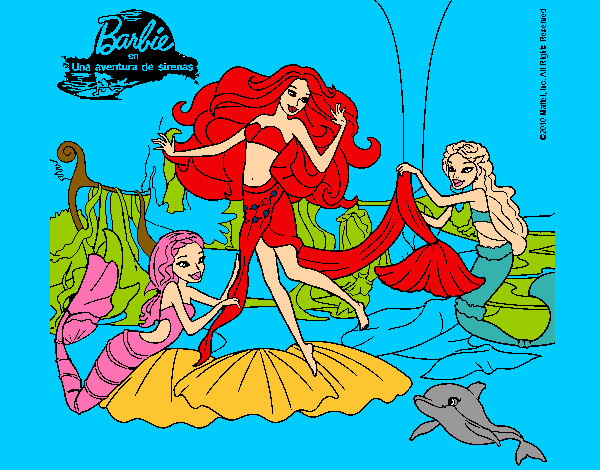 Barbie con sirenas