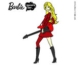 Dibujo Barbie la rockera pintado por martuchii1