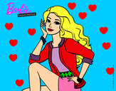 Dibujo Barbie súper guapa pintado por kittylove