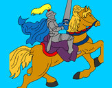 Dibujo Caballero a caballo 2 pintado por kittylove