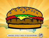 Dibujo Crea tu hamburguesa pintado por MARIPOSA95