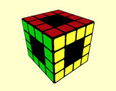 Dibujo Cubo de Rubik pintado por Suarez31