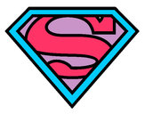 Dibujo Escudo de Superman pintado por ValentinaV