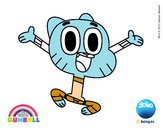 Dibujo Gumball pintado por maalee