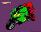 Dibujo Hot Wheels Ducati 1098R pintado por amalia