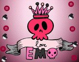 Dibujo Love Emo pintado por michelleal