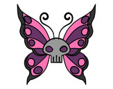 Dibujo Mariposa Emo pintado por moni_21