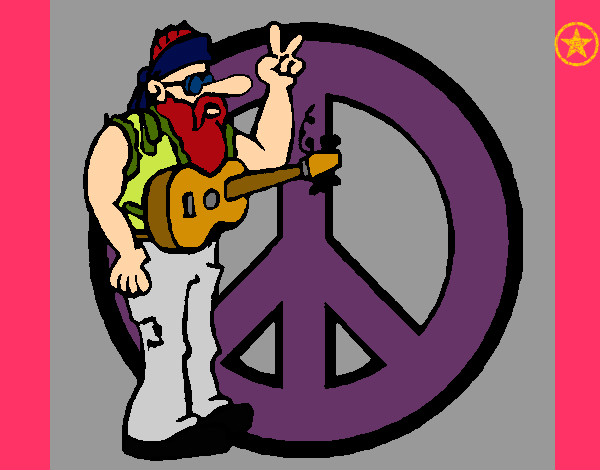 Dibujo Músico hippy pintado por yireth