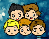 Dibujo One Direction 2 pintado por Jade1Dlove