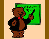 Dibujo Profesor oso pintado por YENAIV