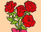 Dibujo Ramo de rosas pintado por Jade1Dlove