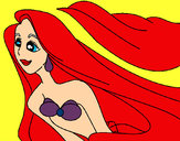 Dibujo Sirenita Ariel pintado por kittylove