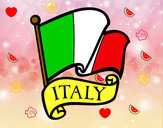 Dibujo Bandera de Italia pintado por Annioty