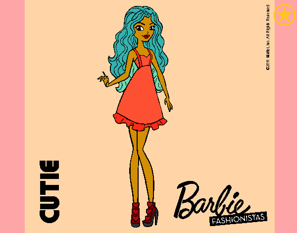 Dibujo Barbie Fashionista 3 pintado por yireth