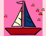 Dibujo Barco velero 1 pintado por SinaiV